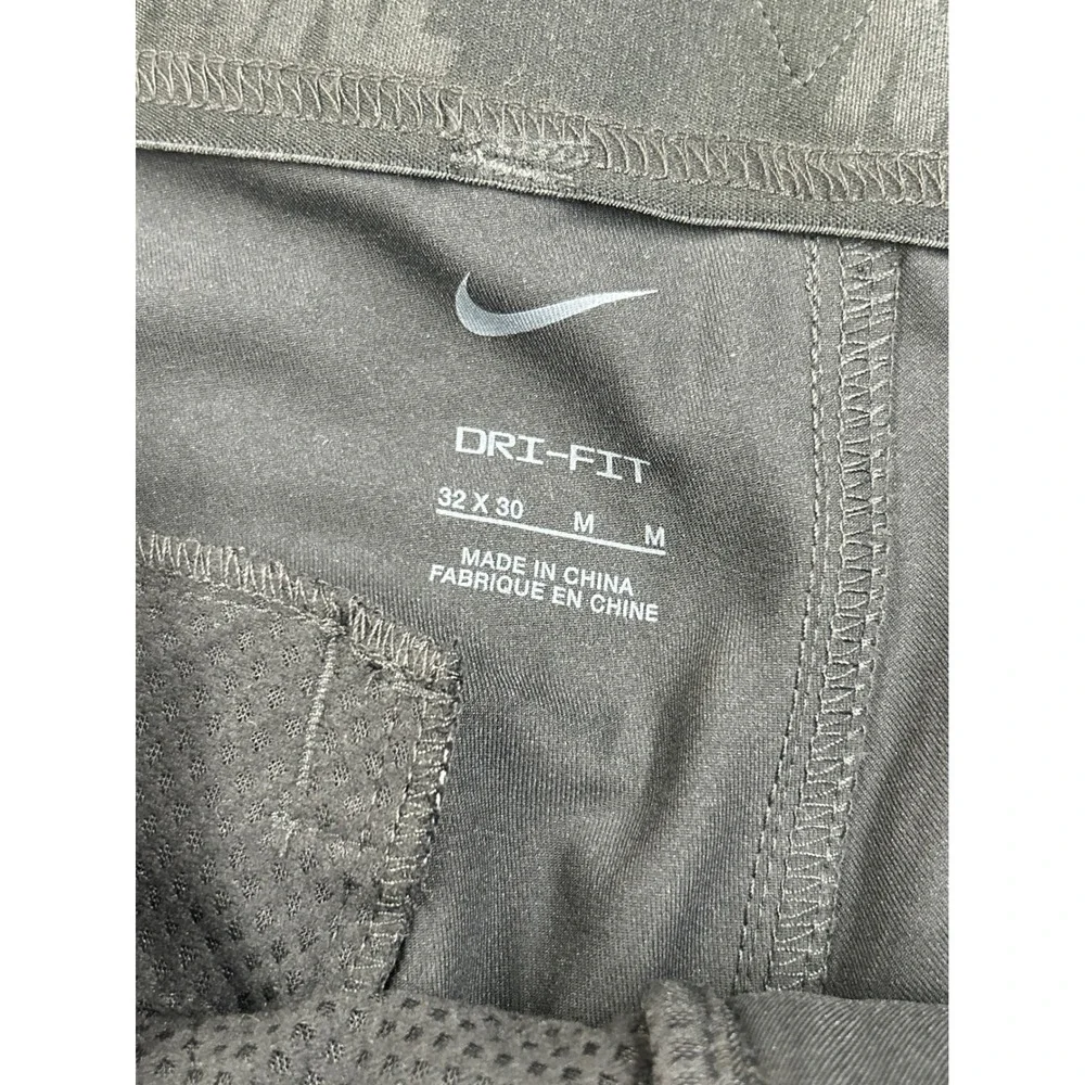 Nike Dri-FIT Mens Golf Pants Black 32x30 Standard Fit Flat Front Trousers #0501